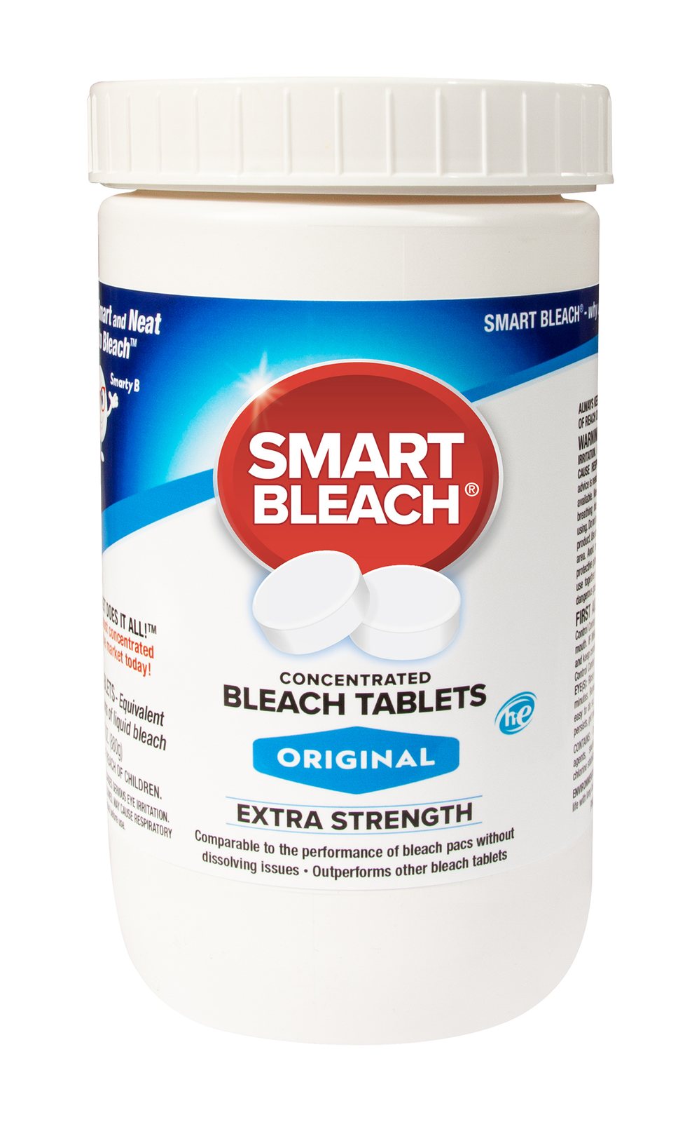 Smart Bleach® Concentrated Bleach Tablets, Original — 80 tablets, NET WT 31 OZ