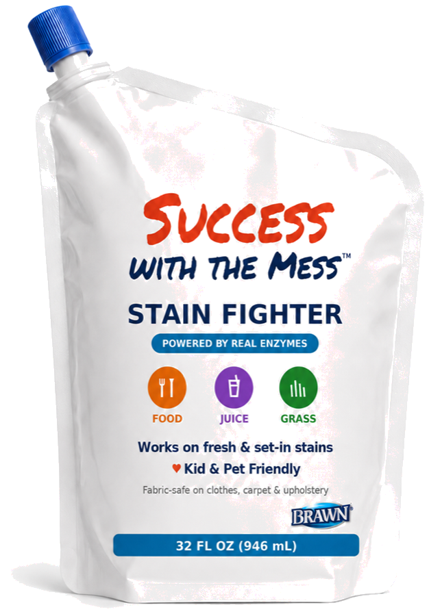 Success with the Mess Stain Fighter, 32 oz refill pouch